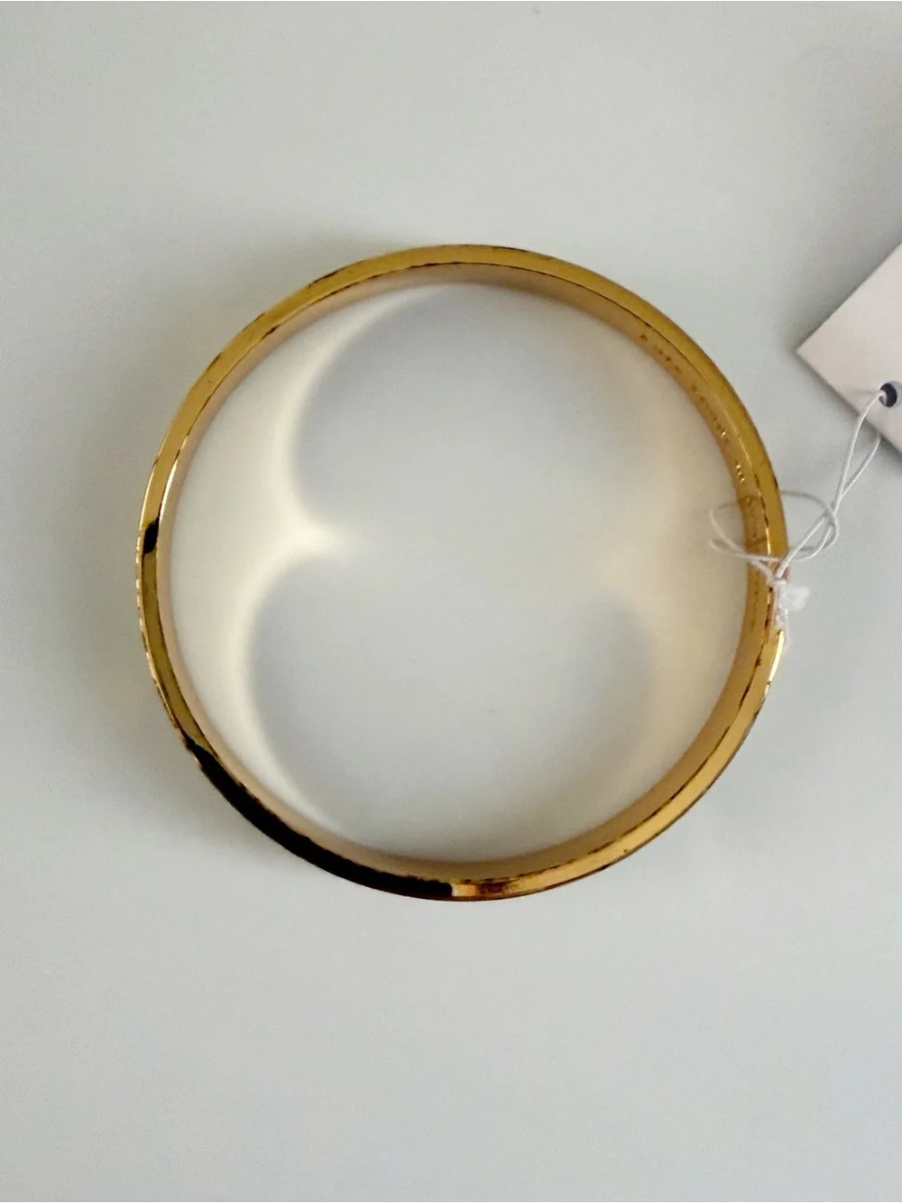 Kate Spade Gold Tone Enamel Bangle Bracelet